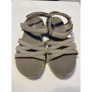 Skechers Ultra Go Sandals Goga Beige Tan Womens Size 6